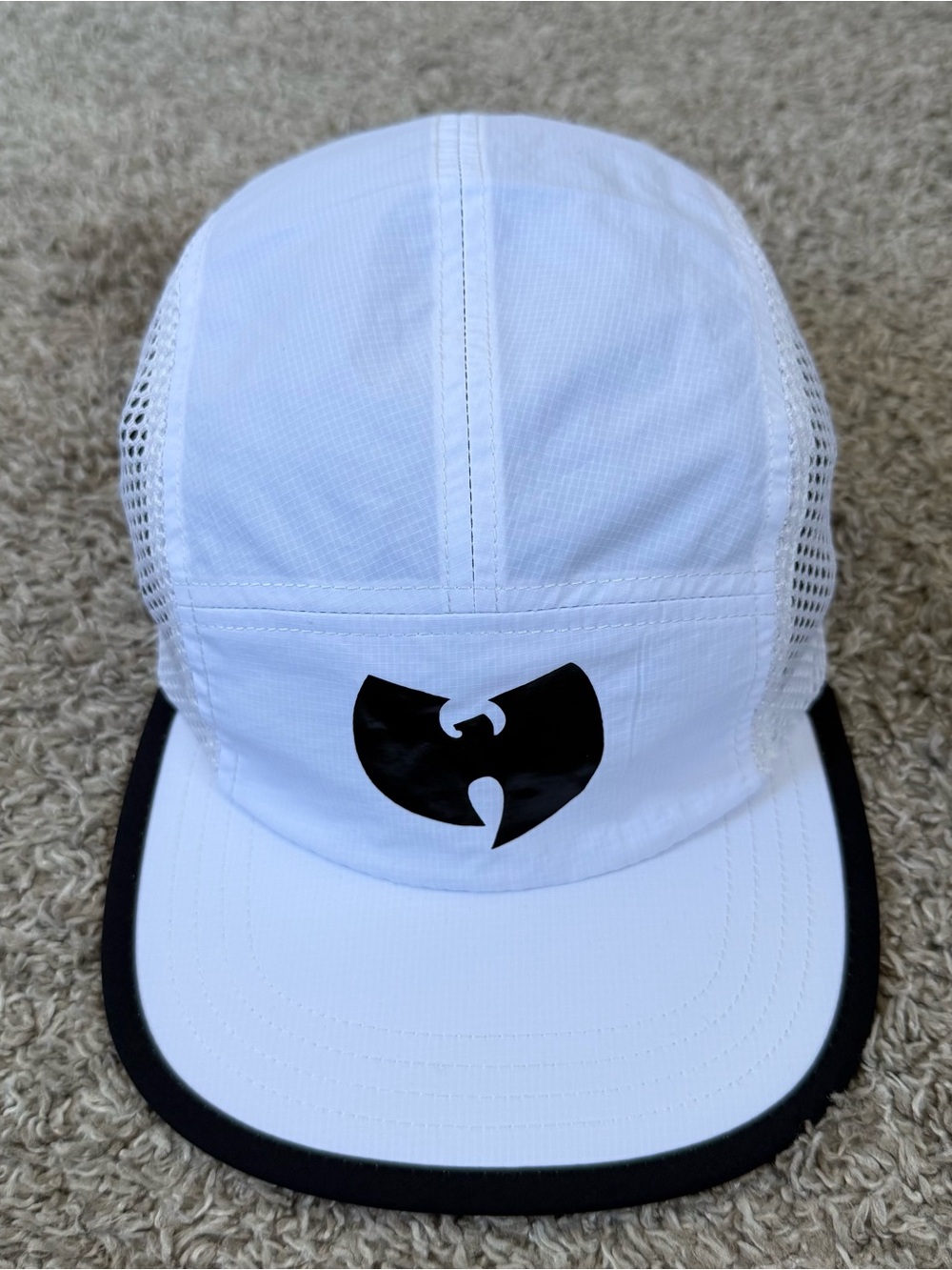 Wu-Tang 5 Panel White Retro Hat Wu Tang Clan Gza Rza